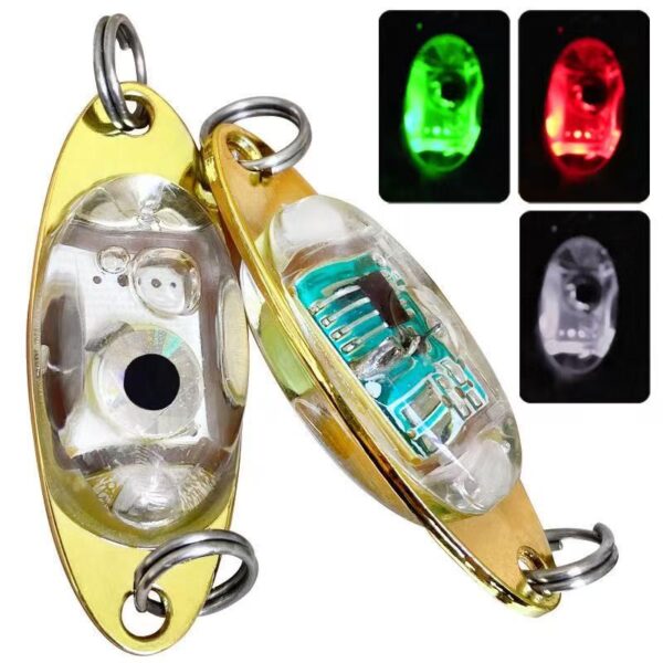 LED Underwater Fishing Light | 6cm Metal Eye Deep Drop Fish Attractor | Wholesale Bulk Supplier