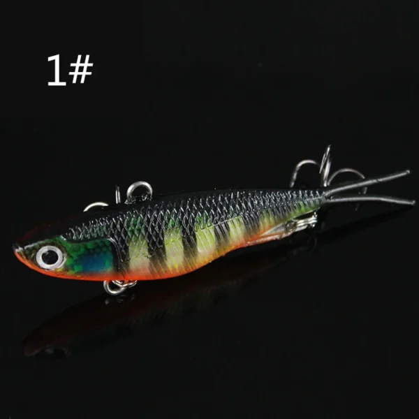 Lure slit tail bag lead fish 9.5cm20g fake bait Japanese lure soft bait vib bionic bait