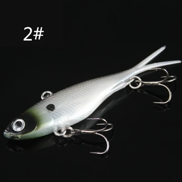 Lure slit tail bag lead fish 9.5cm20g fake bait Japanese lure soft bait vib bionic bait