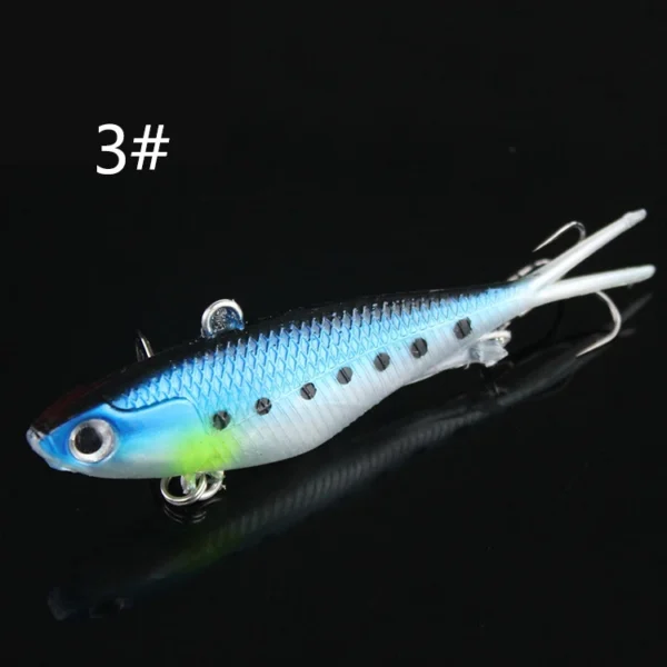 Lure slit tail bag lead fish 9.5cm20g fake bait Japanese lure soft bait vib bionic bait