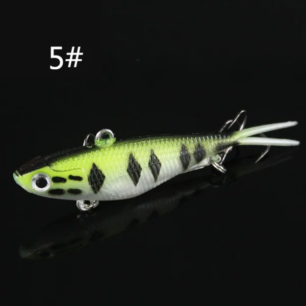 Lure slit tail bag lead fish 9.5cm20g fake bait Japanese lure soft bait vib bionic bait