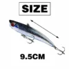 9.5cm 23g 6 colors 3D bionic fish bait