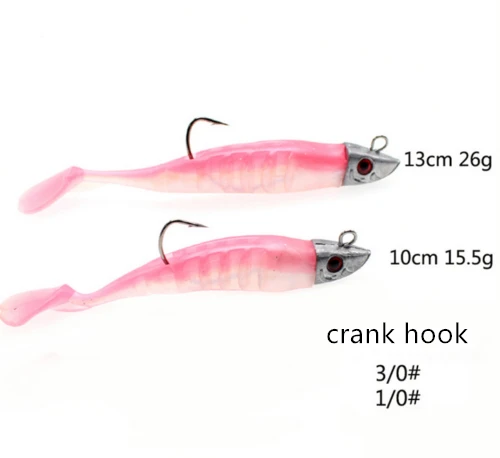 Jig Lead Head Soft Fishing Lures Artificial Silicone Fish Carp Bait Jig Hook Bass Pike Lure Sea Fishing Tackle