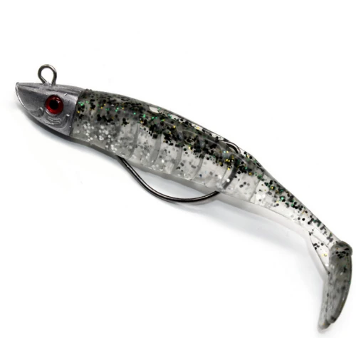 Jig Lead Head Soft Fishing Lures Artificial Silicone Fish Carp Bait Jig Hook Bass Pike Lure Sea Fishing Tackle