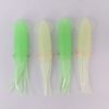 12/15/18cm Luminous Squid Skirt Lure Bait Soft Trolling Octopus Lure Saltwater