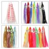 60Pcs Octopus Squid Skirt Lures Bait Saltwater Fishing Soft Lure 2inch-4.72inch
