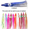 60Pcs Octopus Squid Skirt Lures Bait Saltwater Fishing Soft Lure 2inch-4.72inch