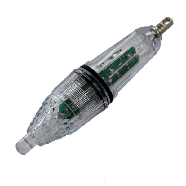 12cm Deep Drop Underwater Fish Attracting Lure LED Fishing Flash Light