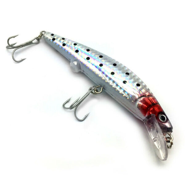 USB Rechargeable LED Wobblers Electric Vibration Twitching Fishing Lures