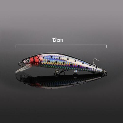 USB Rechargeable LED Wobblers Electric Vibration Twitching Fishing Lures