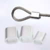 Oval Aluminium Wire Rope Ferrules Clamp Sleeves Crimping For Steel Wire Rope