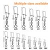 American Swivel Enhanced Pin 8-shaped Ring Connector (100pcs)