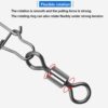 American Swivel Enhanced Pin 8-shaped Ring Connector (100pcs)