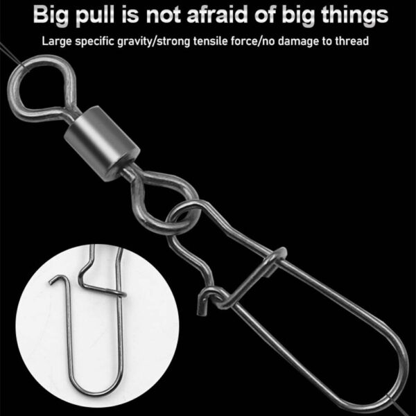 American Swivel Enhanced Pin 8-shaped Ring Connector (100pcs)