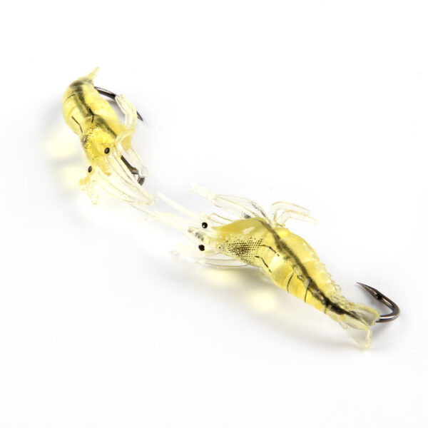 4cm Shrimp Soft Prawn Lure Hook Saltwater Fishing Lures