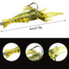 4cm Shrimp Soft Prawn Lure Hook Saltwater Fishing Lures