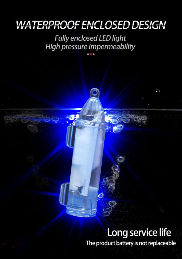 Fish Attracting Mini LED Deep Drop Underwater Fishing  Lights