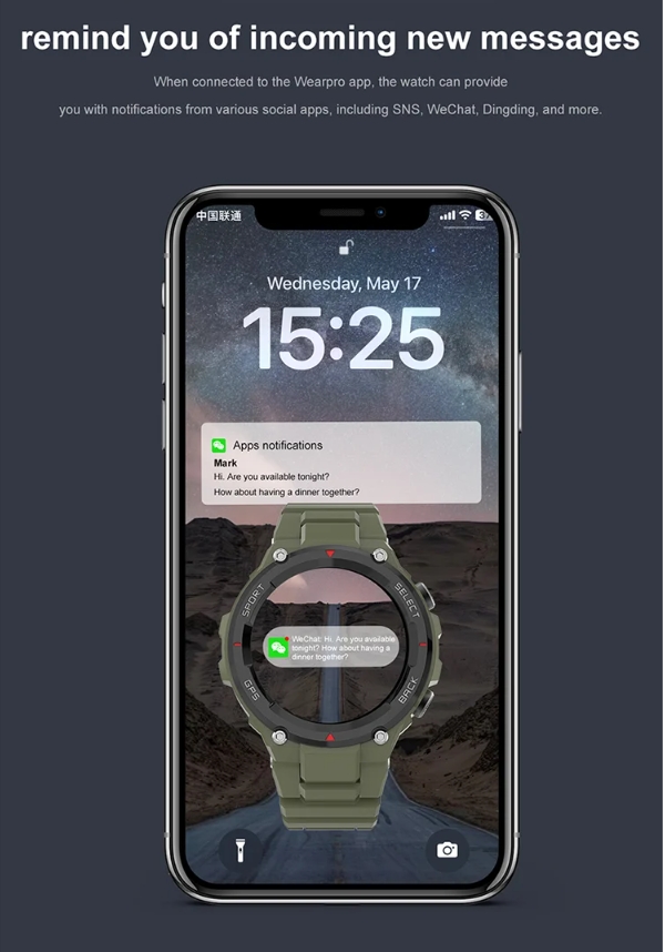Outdoor Waterproof IP68 Smartwatch Sport DT5 For men and Women-Shenzhen Sikes Technology Co. LTD Outdoor Waterproof IP68 Smartwatch Sport DT5 For men and Women-Shenzhen Sikes Technology Co. LTD