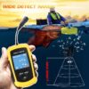 LUCKY Portable Handheld Fish Depth Finder Sonar Boat Fishfinder