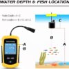 LUCKY Portable Handheld Fish Depth Finder Sonar Boat Fishfinder