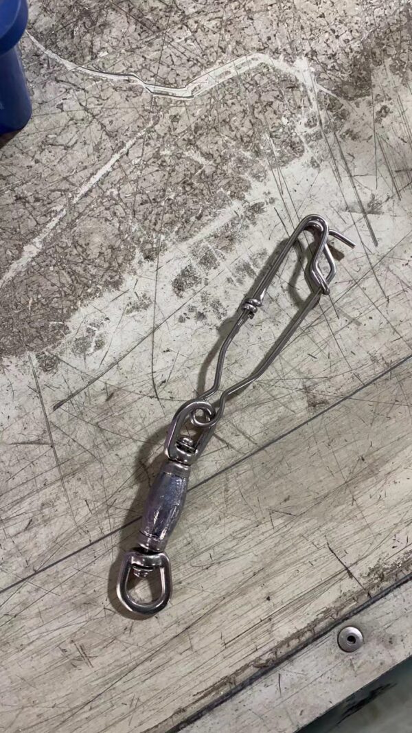 304 Stainless Steel Snap With Lead Swiviel