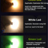 12-24V 400W 450W Underwater Night Green Fishing Lamp
