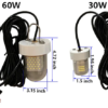 DC12V 30W LED Waterproof Underwater fishing Lights