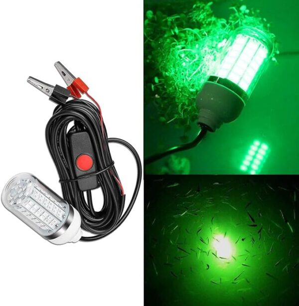15W,12V, IP68 360 Degree Underwater Fishing LED Light For Docks