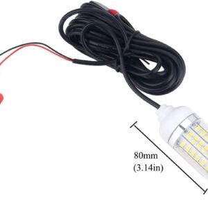 15W,12V, IP68 360 Degree Underwater Fishing LED Light For Docks