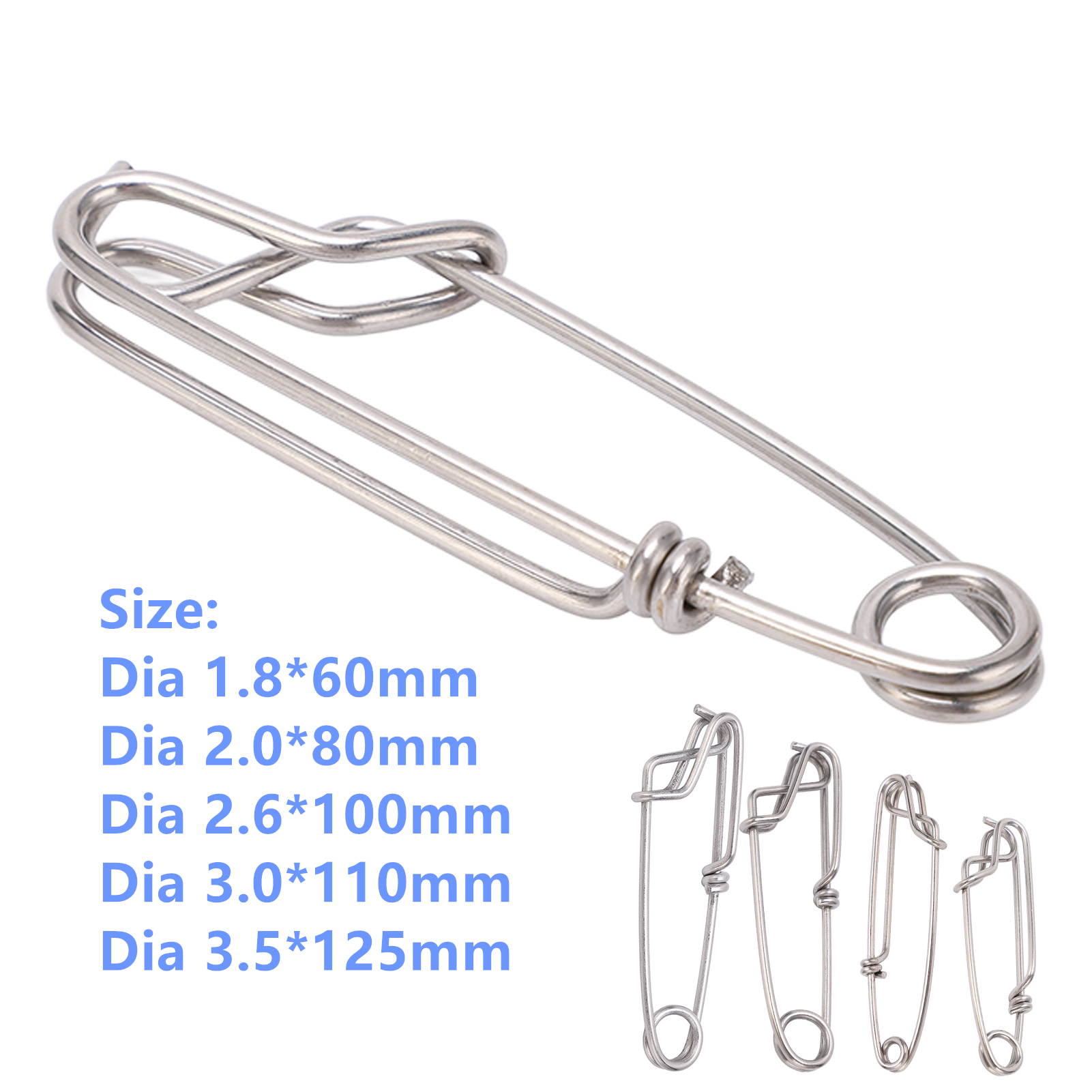 Fishing Clip Closed Open Eye Hanging Buckle Quick Pin Longline Snap-Shenzhen Sikes Technology Co. LTD Fishing Clip Closed Open Eye Hanging Buckle Quick Pin Longline Snap-Shenzhen Sikes Technology Co. LTD