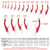6 Hooks Luminous Bionic Fish Skin SABIKI Hook Set