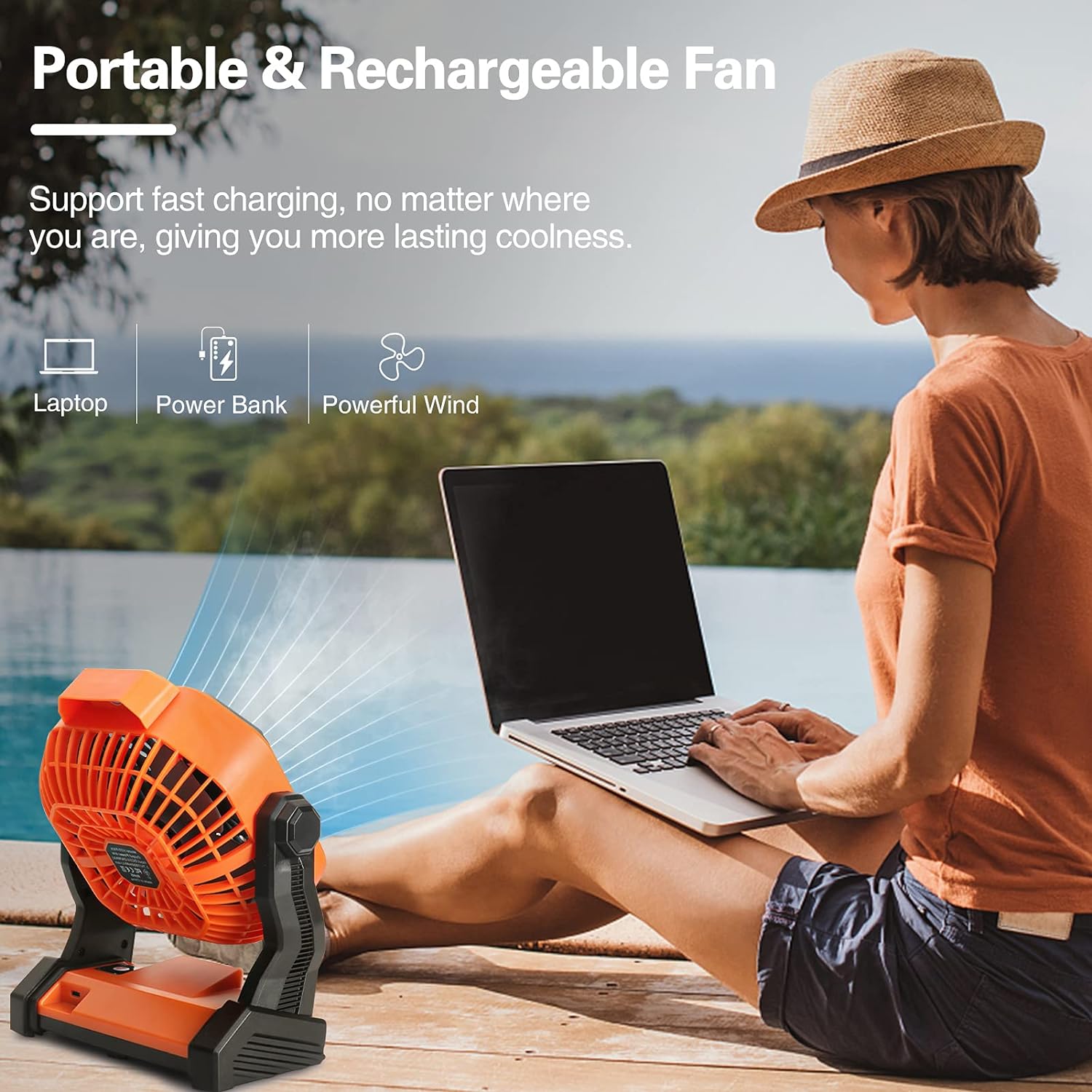 Rechargeable Portable Camping Fan with LED Lantern for Fishing Tent-Shenzhen Sikes Technology Co. LTD Rechargeable Portable Camping Fan with LED Lantern for Fishing Tent-Shenzhen Sikes Technology Co. LTD