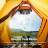 Rechargeable Portable Camping Fan with LED Lantern for Fishing Tent