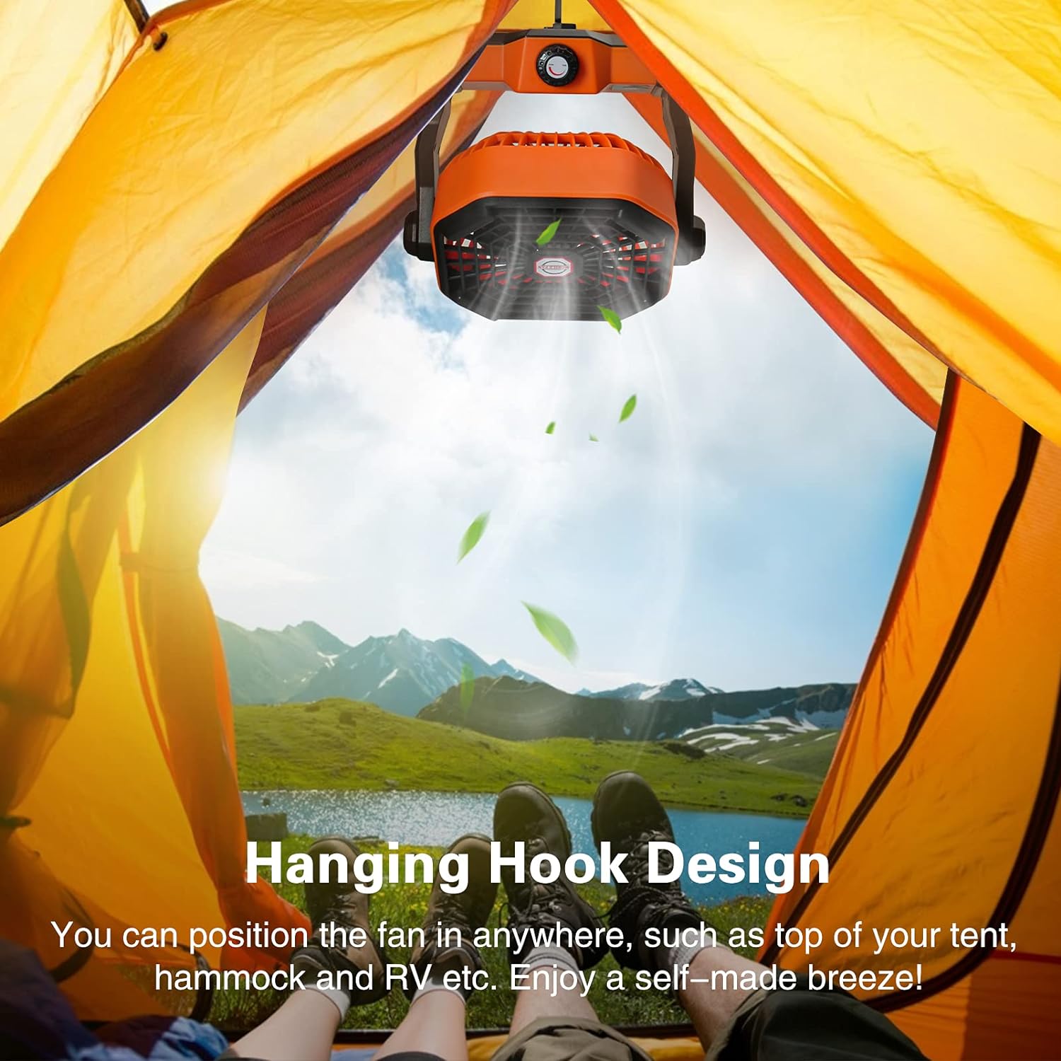 Rechargeable Portable Camping Fan with LED Lantern for Fishing Tent-Shenzhen Sikes Technology Co. LTD Rechargeable Portable Camping Fan with LED Lantern for Fishing Tent-Shenzhen Sikes Technology Co. LTD