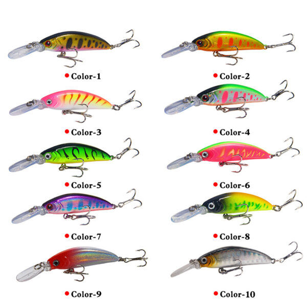 Simulated Minnow Bass Lure
