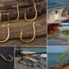 Heavy Duty Barbed Fishing Hook