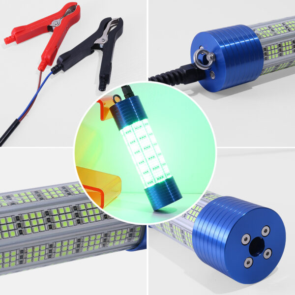 150W 12V LED Underwater Fishing Lights For Night Fishing, Squid, and Baitfish