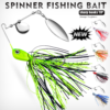 Wholesale 10G/14G Spinnerbait Lures - Weedless Buzzbait with Metal Blade & Silicone Skirt
