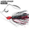 Wholesale 10G/14G Spinnerbait Lures - Weedless Buzzbait with Metal Blade & Silicone Skirt