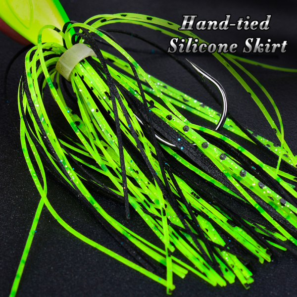 Wholesale 10G/14G Spinnerbait Lures - Weedless Buzzbait with Metal Blade & Silicone Skirt