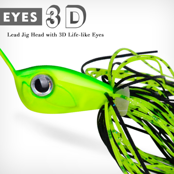 Wholesale 10G/14G Spinnerbait Lures - Weedless Buzzbait with Metal Blade & Silicone Skirt