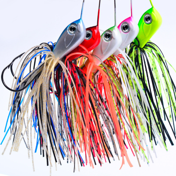 Wholesale 10G/14G Spinnerbait Lures - Weedless Buzzbait with Metal Blade & Silicone Skirt