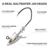 Fish Eye Swimbait Jighead for Fishing Inshore/Offshore