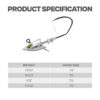 Fish Eye Swimbait Jighead for Fishing Inshore/Offshore