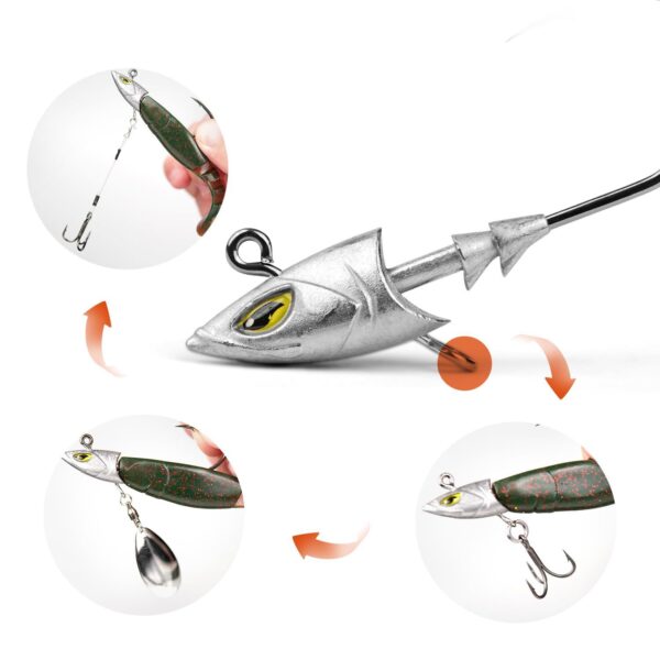 Fish Eye Swimbait Jighead for Fishing Inshore/Offshore