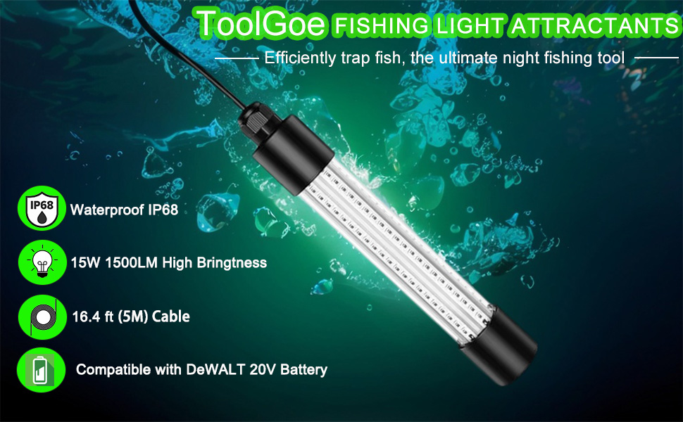 20V 13W 16W Green Underwater LED Submersible Fishing Light for bulk sale-Shenzhen Sikes Technology Co. LTD 20V 13W 16W Green Underwater LED Submersible Fishing Light for bulk sale-Shenzhen Sikes Technology Co. LTD