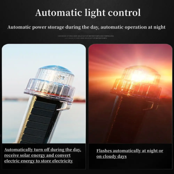 Solar Marine Warning Light