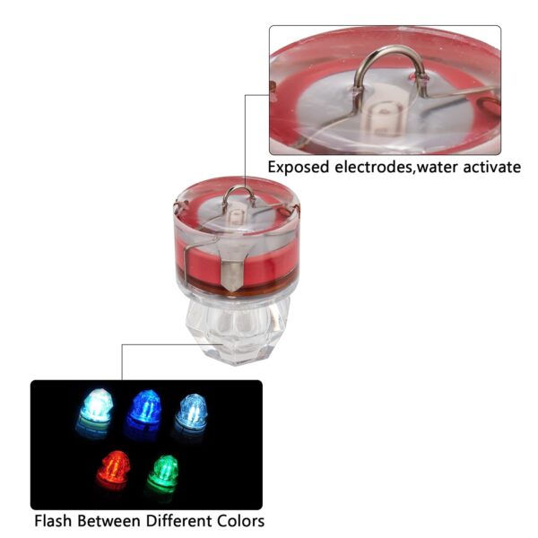 Mini Underwater Fishing Light – Portable Submersible LED Fish Attractor for Kayak, Dock & Night Fishing