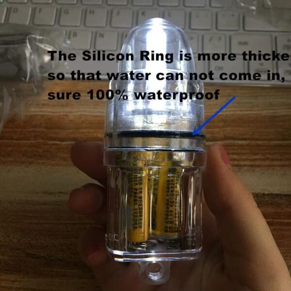 thicker Silicon O-rings 2 thicker silicone O-ring provides more stable compression and improved protection against water ingress.