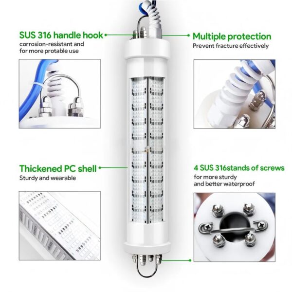 400W LED Fishing Light – Powerful Underwater Fishing Light